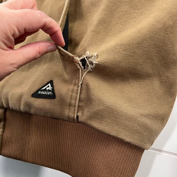 Ridgecut Men's Toughwear Super-Duty Sanded Duck Hooded Jacket men’s size XLT - Picture 7 of 7